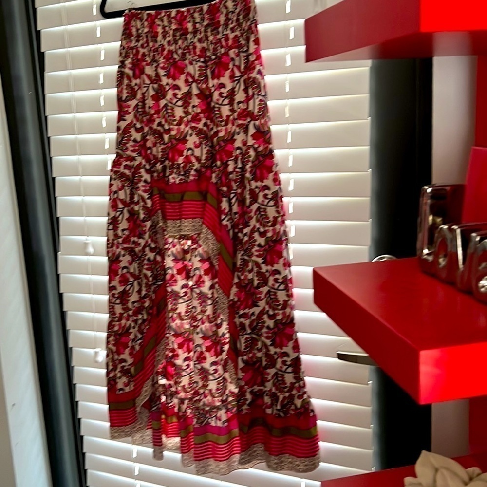🔥What's Hot!!🔥Super cute High-Low Gypsy Boho Peasant Skirt! Sz S🙋‍♀️🛍️💕 - Picture 7 of 15